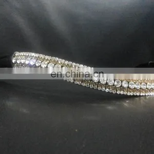 Leather Bling Horse Browbands. thumbnail-1