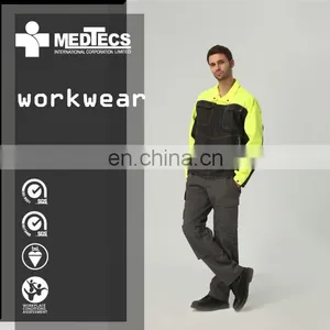 Red High-visibility Anti-static Safety Work Jackets Workwear thumbnail-5