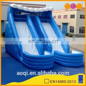AOQI With Free EN14960 Certificate Inflatable Water Slide Parts With Pool thumbnail-1