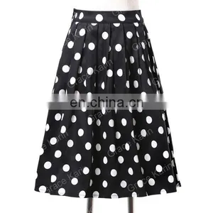 Grace Karin Vintage Pinup 50S 60S Polka Dots Cotton Skirts CL6294-2# thumbnail-2