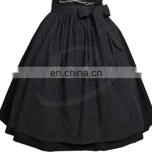 Black Classical Dirndl Trachten German Oktoberfest Bavarian Traditional Dirndl For Women (Traditional Bavaria Dirndls) thumbnail-3