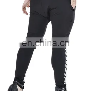 Trade Assurance 2016 New Womens Custom Dragon Sports Gym Jogger Wear Black Sweat Pants thumbnail-2