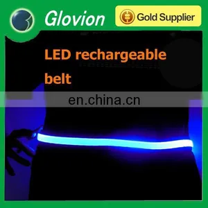 Best Selling Top Design Flashing Belt USB Rechargeable Flashing Belt Flashing Belt for Decoration thumbnail-1