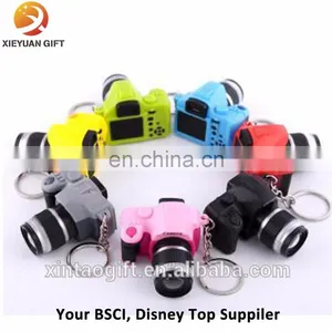 Simulation SLR Camera Modeling Key Pendant LED Luminous Sound Cartoon Bag Ornaments Key Ring Small Gifts thumbnail-1