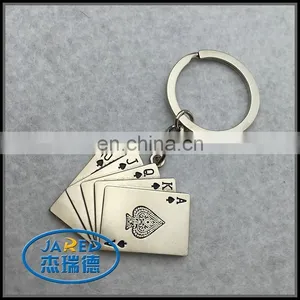 Promotional Keychain With Logo Poker Keychain Metal Letter Keychain thumbnail-3