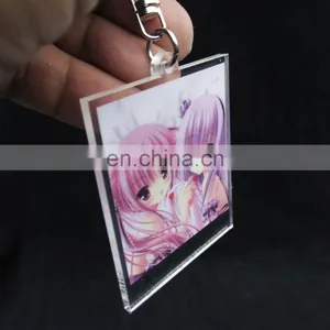 Made in China Rectangle Transperant Acrylic Keychain Photo Insert thumbnail-4