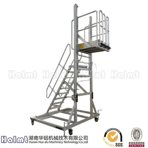 Aluminum Adjustable Platform Ladder for Industry thumbnail-2