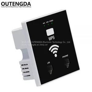 300Mbps in Wall WiFi Access Point Wireless Socket AP for Hotel WiFi Project Support AC Management RJ45 RJ11 WPS Encryption thumbnail-3