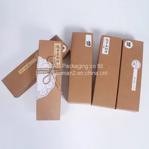 Rectangle Small Brown Kraft Paper Box thumbnail-1