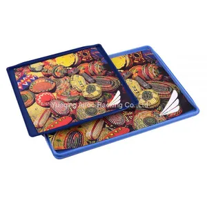 Custom logo anti slip airline tray mat