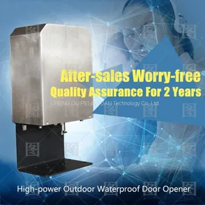Automatic Door Opener 90 Degree Flat Door Motor Electric Fire Closer High Power Motor Waterproof Community Access Control thumbnail-2