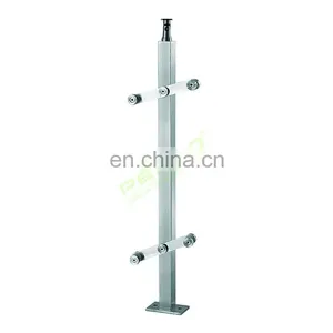 Factory Cheap Price Glass Post Handrails Stainless Steel Glass Railing Balustrade Wholesale In China thumbnail-5