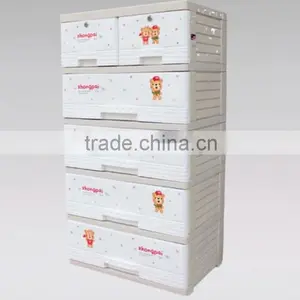 Hot Selling High Quality 5 Tier Plastic Storage Drawer, Locker, Cabinet thumbnail-2