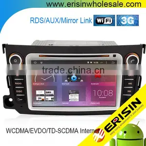 Erisin ES2506B 7" Mercedes Smart 2 Din Multimedia Car Audio With GPS Bluetooth thumbnail-1