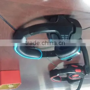 High Test Wired Gaming Headset With Long Wire Good Player Headset thumbnail-1