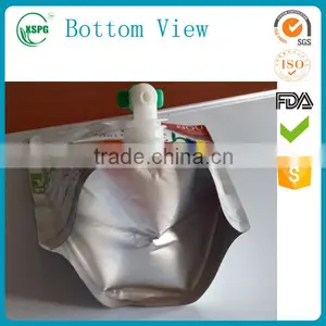 Custom Printing Wine Plastic Spout Bags for Juice thumbnail-3