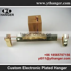 IMY-519 Plating Plastic Copper Pants Hangers Clamp thumbnail-1