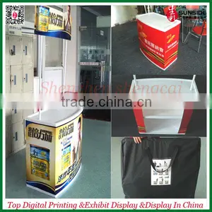 2014 PP Plastic Promotional Table Display,supermarket Promotion Table and Counter thumbnail-1