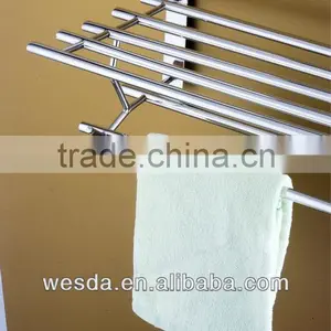 Wesda Stainless Steel and Alloy Bathroom Towel Shelf & Clothes Shelf A088 thumbnail-6