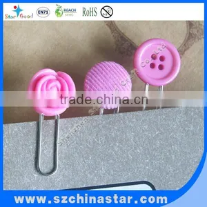 Color Coated Custom Logo Metal Paper Clip thumbnail-5