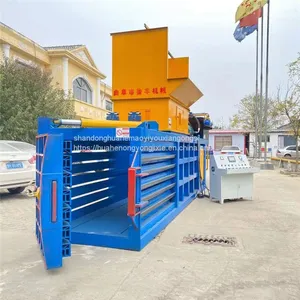 Horizontal Baler Vertical Baler Cotton Fiber Horizontal Hydraulic Baler Linen Horizontal Hydraulic Baler thumbnail-1
