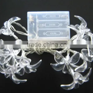 20L Led Christmas Lights Chain With Flowers Clear Wire 2015 New Design Strip Lights thumbnail-1