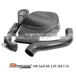 Supplier Good Quality Lower Price Promotion Carbon Components Carbon Fiber Cold Air Engine Intake For VW Golf 6R EA113 thumbnail-5