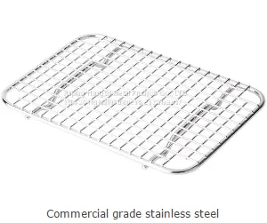Half Sheet Pan for Baking With Stainless Steel Oven Safe Cooling Rack Cooling Wire Racks Stainless Steel Cooling Racks thumbnail-2