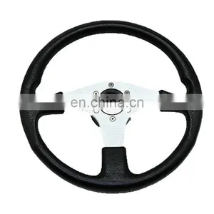 OEM Stainless Steel Marine Hardware 3 Spoke Boat Steering Wheel thumbnail-2