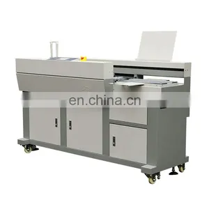 A3 A4 Full Automatic Spine & Side Glue Paper Processing Packing Binder Notebook Binding Making Machine thumbnail-4