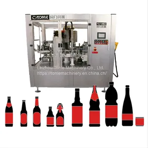 Automatic Plastic Round Water Bottle Rotary Labeling Sticker OPP Hot Melt Labeling Machine China Price thumbnail-1