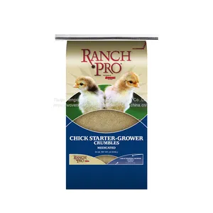 Agricultural Use Customized Plastic pp Woven Livestock Animal Feed Bag for Cow, Sheep or Goat thumbnail-3