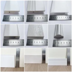 12cm Wide PS Foam Skirting Wall Plastic Baseboard/Hot Selling Decorative Mould Moulding thumbnail-1