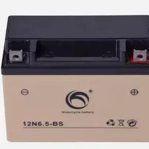 Motorcycle Battery 12N6.5-BS 12v 6.5ah Motorcycle Starting thumbnail-1