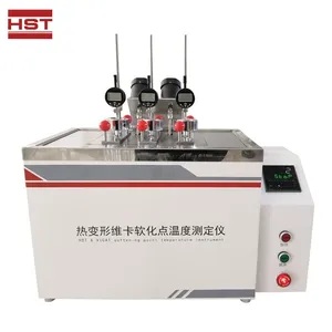 HST-HDTV3003S HDT / Vicat Softening Point Temperature Tester Plastic and Rubber Pipe Material Testing thumbnail-1
