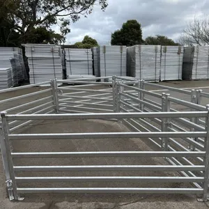 Hot Selling Galvanized Stock Panel Corral Metal Panel Livestock Farm Fence Panels thumbnail-1