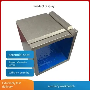Cast Iron Square Box, Square Cylinder, Scribing Inspection Square Platform, T-slot Workbench, Heightening Cushion Box With Two Parallel Sides thumbnail-4