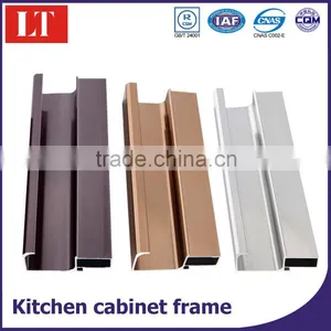 Cabinet Frame Extruded Aluminum Profile for Kitchen Cabinet Kitchen g Handle Aluminum Profile thumbnail-1