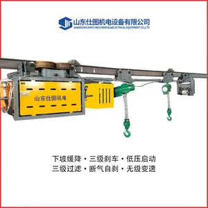 Mine Explosion-Proof Pneumatic Monorail Hoist Underground Tunnel Auxiliary Transport Equipment Explosion-Proof Safety High Work Efficiency thumbnail-1
