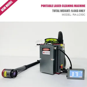 100W 200W 300W Portable Handheld Backpack Pulsed Mobile Fiber Laser Cleaner Rust Removal Cleaning Machine thumbnail-1