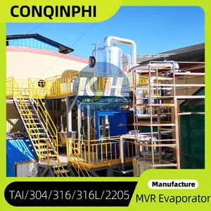 Semi-Auto Wastewater Evaporation System 304L SS 1000L/Hour Direct Contact Heat Exchanger thumbnail-2