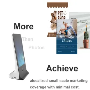 Commercial Desktop Mini Advertising Player & Charger, Low Price, Fast File Upload, Automatic Player, USB-C Charging thumbnail-5