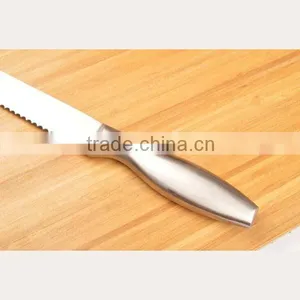 High Quality Full Stainless Steel Serrated Bread Slicer Knife Cake Knife Bread Knife Blades thumbnail-4