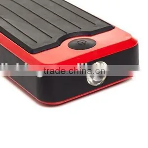 Shenzhen OEM 12000mAh Red Black 12V Mini Emergency Car Jump Charger Starter Booster With SOS Led Flash Light thumbnail-1