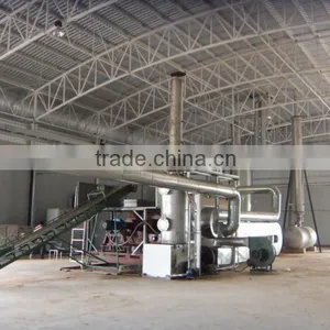 Mixed Bicycle Tyre Pyrolysis to Oil Tire Recycle Machine Pyrolysis Machine thumbnail-2