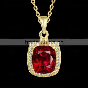 2016 Newest Big Zircon Necklace,gold Plated Necklace,lady Jewelry Necklaces thumbnail-4