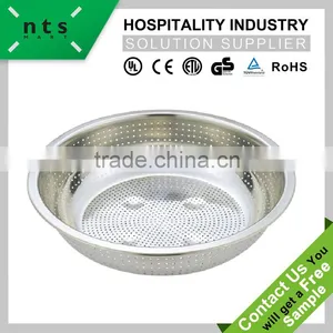 High Quality Stainless Steel Fine Perforated Colander thumbnail-1