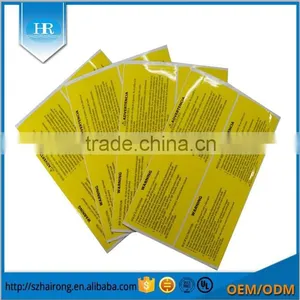 High Quality Printing Glossy Waterproof Adhesive Synthetic Paper Sticker thumbnail-5