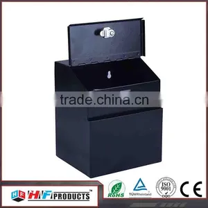HF-MB185 Newspaper Metal Black Mail Box thumbnail-1
