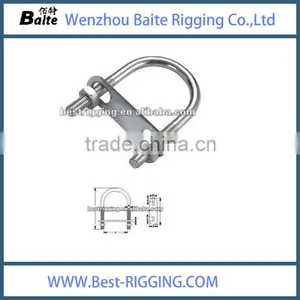 HARDWARE RIGGING ZINC PLATED U -SHAPED BOLT WITH NUT thumbnail-2